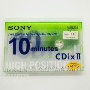 CDixII 10 / SONY(ハイポジ)